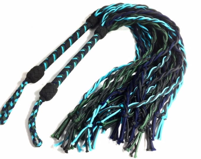 Large Nylon Flogger w/Twisted Falls