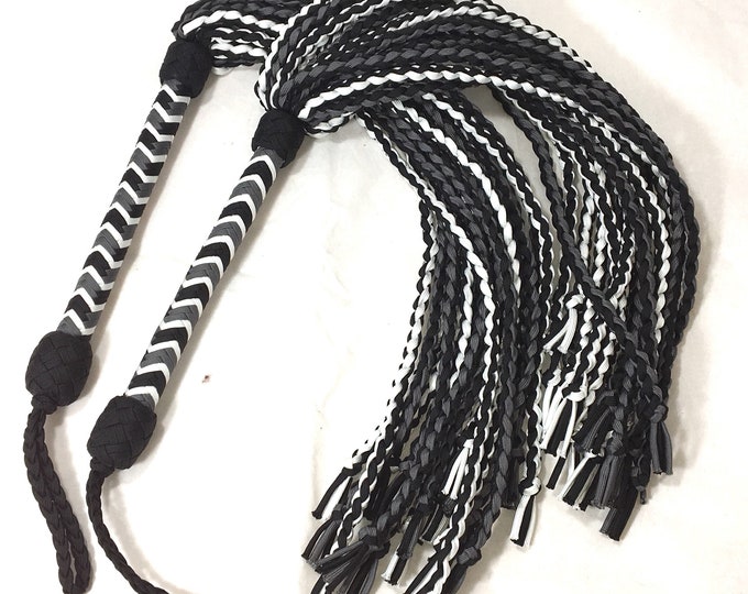 Large Nylon Flogger w/Braided Falls