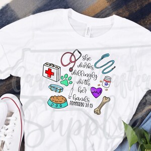 Vet Tech Sublimation Proverbs Veterinary PNG Vet Tech PNG Proverbs Sublimation Vet Tech Screenprint Design Veterinarian PNG Vet Assistant