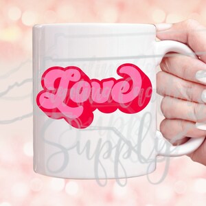 Love png retro love design love sublimation design retro love shirt retro love tumbler retro valentines day png valentine png boho