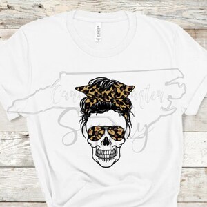 Skull Sublimation Design Mom Life Skull Mom Life Skull PNG Skull PNG Messy Bun PNG Messy Bun Mom Shirt Skull Shirt