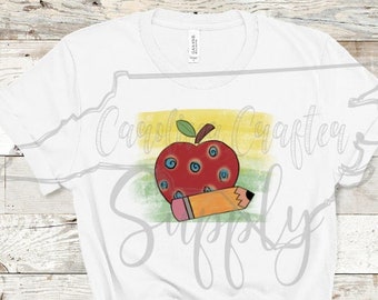 Teacher Sublimation Design Sublimation PNG Design Teacher Pencil Sublimation Design School Sublimation Design Sublimation Download