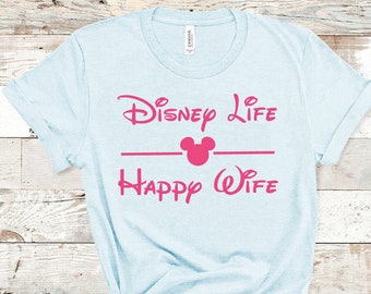 Mickey Ears SVG Mouse Ears Svg Mickey Cut File Mickey Life Happy Wife SVG Wife SVG Honeymoon svg Honeymoon Shirt Wife Vacation Svg