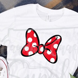 Mouse Ears Sublimation Design Sublimation Design Minnie Sublimation Design Mouse Ears Shirt Design Mouse Ears PNG Minnie Bow PNG