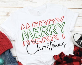Feliz Navidad SVG, Navidad svg, Archivo de corte de Navidad, Archivo de corte de Feliz Navidad, Diseño de camisa de Navidad, Imprimible de Navidad