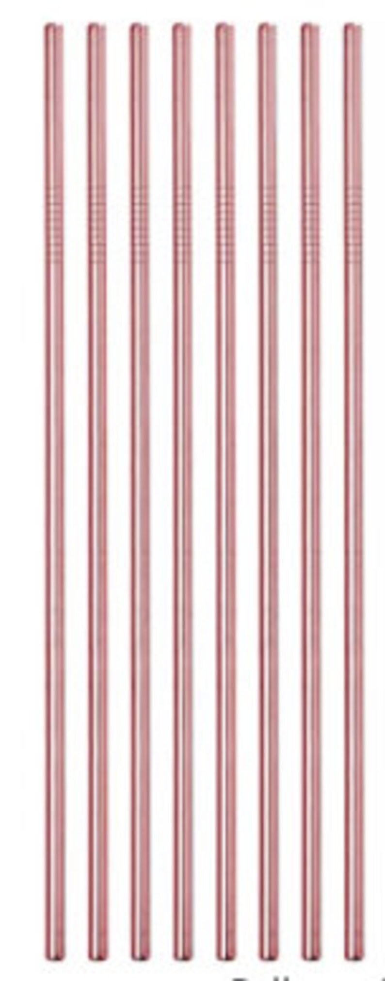 Rose Gold Straws Rose Gold Metal Straws Pink Gold Straws Rose Gold Stainless Straws Rose Gold Skinny Tumbler Straw 10.5 Inch Metal Straw Straight