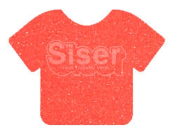 Siser Glitzer HTV Grapefruit Glitzer HTV Heat Transfer Vinyl Glitzer Glitzer htv Koralle Glitzer htv coral htv glitzer htv sheet