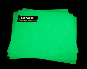 Glow In The Dark Siser EasyWeed HTV Heat Transfer Vinyl Halloween HTV Glow In The Dark Htv easyweed htv siser htv siser heat transfer vinyl