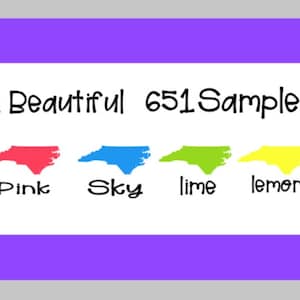 Bold & Beautiful Oracal 651 Sample Pack 6 12x12 Sheets 651 Vinyl Oracal Sample Pack Free Shipping Decal Vinyl Red Oracal 651 Vinyl