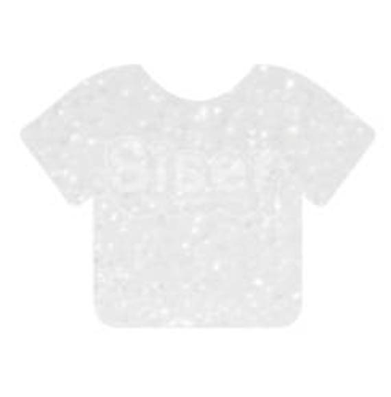 1 12x20 White Siser Glitter HTV, Siser Glitter Heat Transfer Vinyl, White  Glitter HTV 