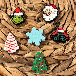 Cuentas focales de silicona de Navidad Cuentas de silicona de Papá Noel Cuentas de silicona de Mickey Santa Cuentas de silicona para pastel de árbol de Navidad