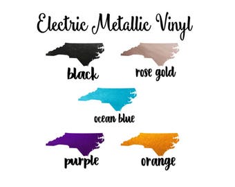 Electric Metallic Vinyl, Shimmer Finish Vinyl, 12x12 Adhesive Outdoor Vinyl, Rose Gold Metallic Vinyl Metalized Vinyl