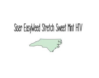 1シート スイートミント ストレッチ Siser EasyWeed HTV ミント 熱転写ビニール 12x15インチ シート ミント Tシャツ アイロン接着ビニール トゥルーミントグリーン HTV