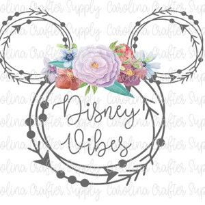 Sublimation Design Mickey Sublimation Design Minnie Shirt Design Sublimation Download PNG Design  Minnie Vibes Sublimation Mickey PNG