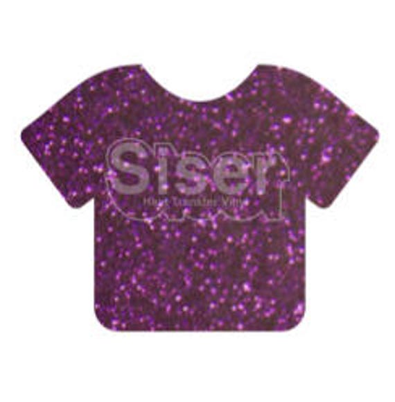 Siser Glitter Heat Transfer Vinyl Purple 1 12x20 Purple Siser