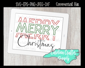 Svg de Navidad, Feliz Navidad svg, Archivo de corte de Navidad, Archivo de corte de Feliz Navidad, Diseño de camisa de Navidad, Imprimible de Navidad