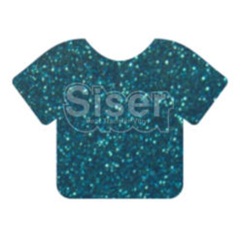 Aqua Glitter HTV Siser Aqua Glitter Htv 12x20 Aqua Etsy