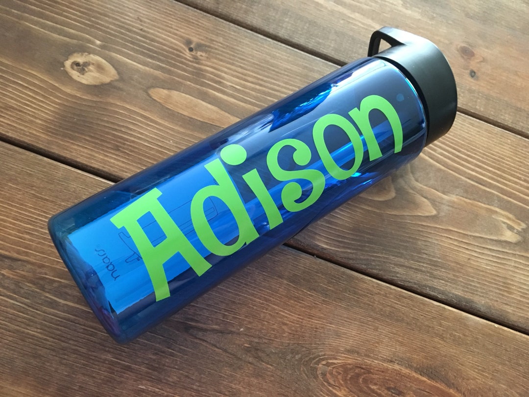 Water Bottle Personalized Bottle Water Tracker Monogrammed Bottle Kids ...