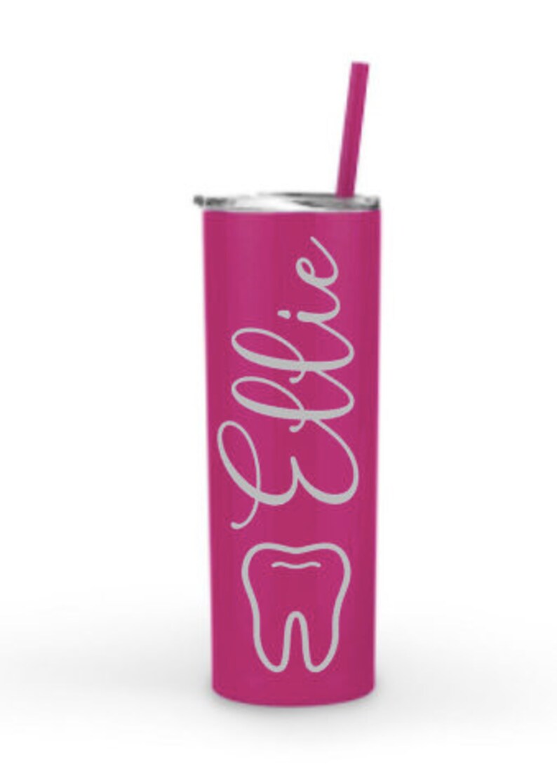Skinny Tumbler Dental Assistant Tumbler Dental Assistant Etsy