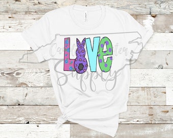 Sublimation Design, Easter Sublimation Design, Easter Shirt Design, Sublimation Download, PNG Design, Easter Love Sublimation, Easter Love