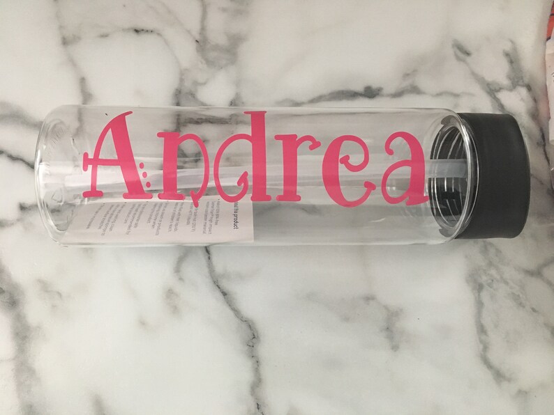 Water Bottle Personalized Bottle Water Tracker Monogrammed Bottle Kids Water Bottle Kids Birthday Gift Party Favor Kids Bottle Teacher Gift image 3