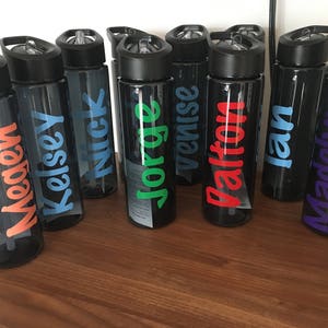 Water Bottle Personalized Bottle Water Tracker Monogrammed Bottle Kids Water Bottle Kids Birthday Gift Party Favor Kids Bottle Teacher Gift image 5