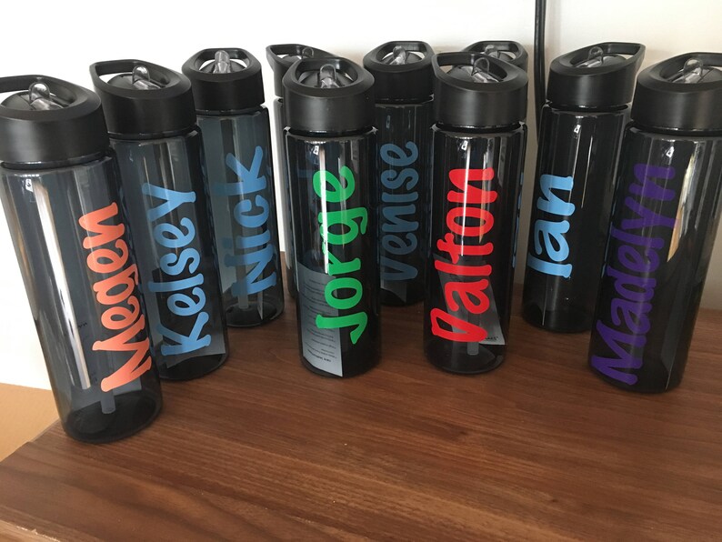 Water Bottle Personalized Bottle Water Tracker Monogrammed Bottle Kids Water Bottle Kids Birthday Gift Party Favor Kids Bottle Teacher Gift image 5