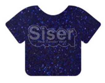 Blaue Glitter Htv, Royal Blau Glitter Htv, 1 12 x 20" Royal Blue Siser Glitter HTV, Siser Glitter Heat Transfer Vinyl, Royal Blau Glitter HTV