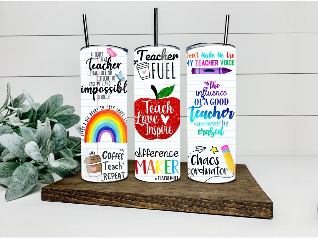 Teacher Tumbler Teacher Gift End of Year Gift New Teacher Tumbler ...