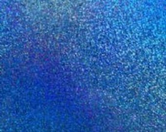 Sky Blue Small Particle Holographic Vinyl Light Blue Holographic Adhesive Vinyl 12x12" Sheets Permanent Vinyl Oracal 651 Equivalent Vinyl