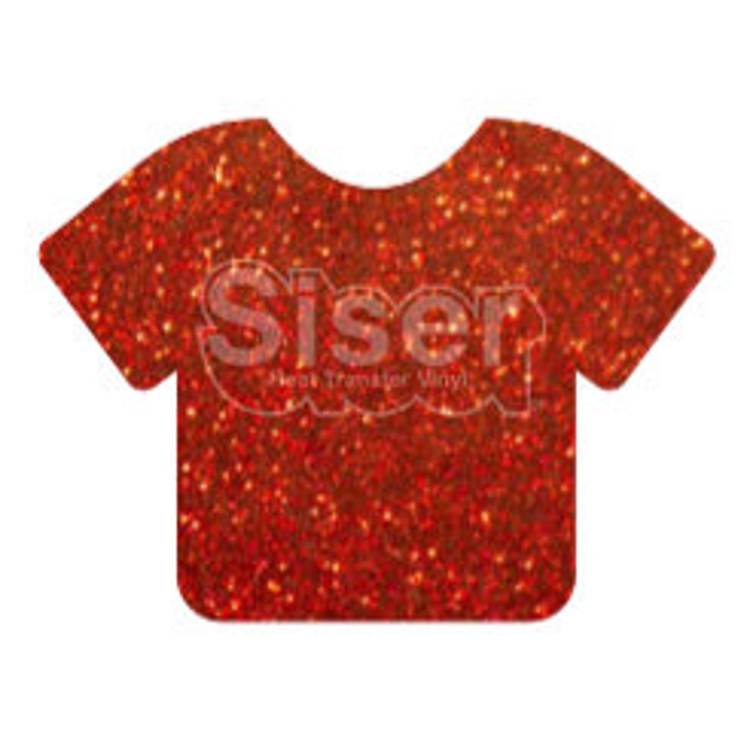 Siser Glitter HTV, Siser Red Glitter Htv, 1 12x20 Red Siser Glitter HTV