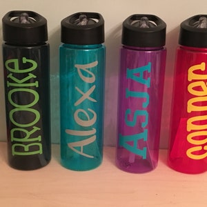 Water Bottle Personalized Bottle Water Tracker Monogrammed Bottle Kids Water Bottle Kids Birthday Gift Party Favor Kids Bottle Teacher Gift image 4