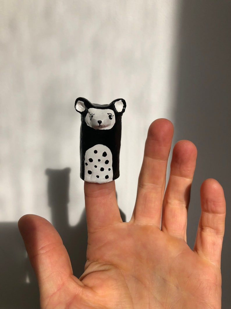 Clay Bear ornament Clay Teddy sculpture Bear Teddy Etsy