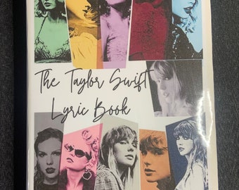 2nd Edition *Deluxe* Taylor Swift Lyric Book includes TTPD w/ New Pics, Dust Jacket & Microphone bookmark