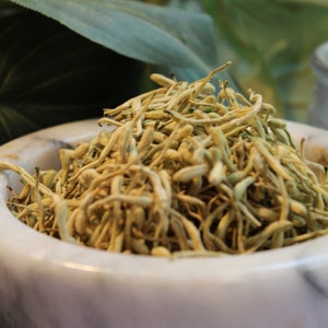 Honeysuckle Flower Blossoms - Wild Harvested, Sun Dried