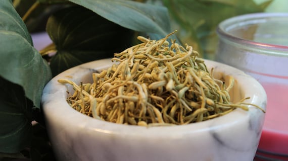 Honeysuckle Flower Blossoms - Wild Harvested, Sun Dried