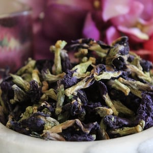 Butterfly Pea Flower, Clitoria ternatea - Orders over Thirty Five Dollars receive FREE Shipping!