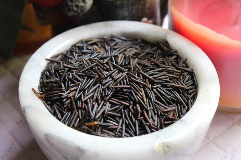 Curved Rice Wild Rice - Harvested in the USA - Etsy