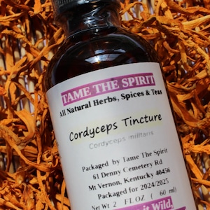 Cordyceps Mushroom Tincture - Dual Extract