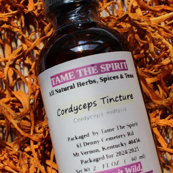 Cordyceps Mushroom Tincture - Dual Extract