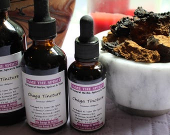 Chaga Mushroom Tincture - Dual Extract, 2025 Wild Harvested