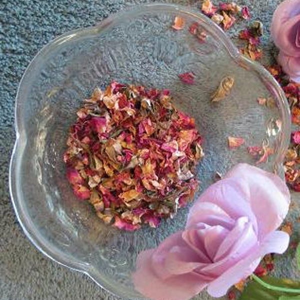 Pink Rose Petals - Dried Herb