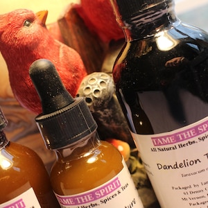 Dandelion Tincture - Made with Organic Wild Harvested Roots from the Appalachian Mountains