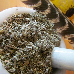 Sage Leaf,  Dried Salvia officinalis