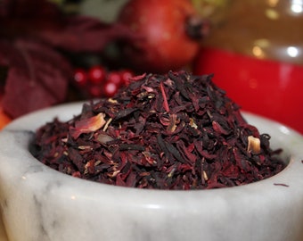 Hibiscus Flowers - Roselle Tea, Premium Cut