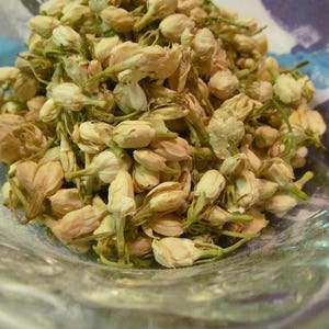 Jasmine Flowers Dried, Loose, Whole 1-ounce Jasminum Odoratissimum 