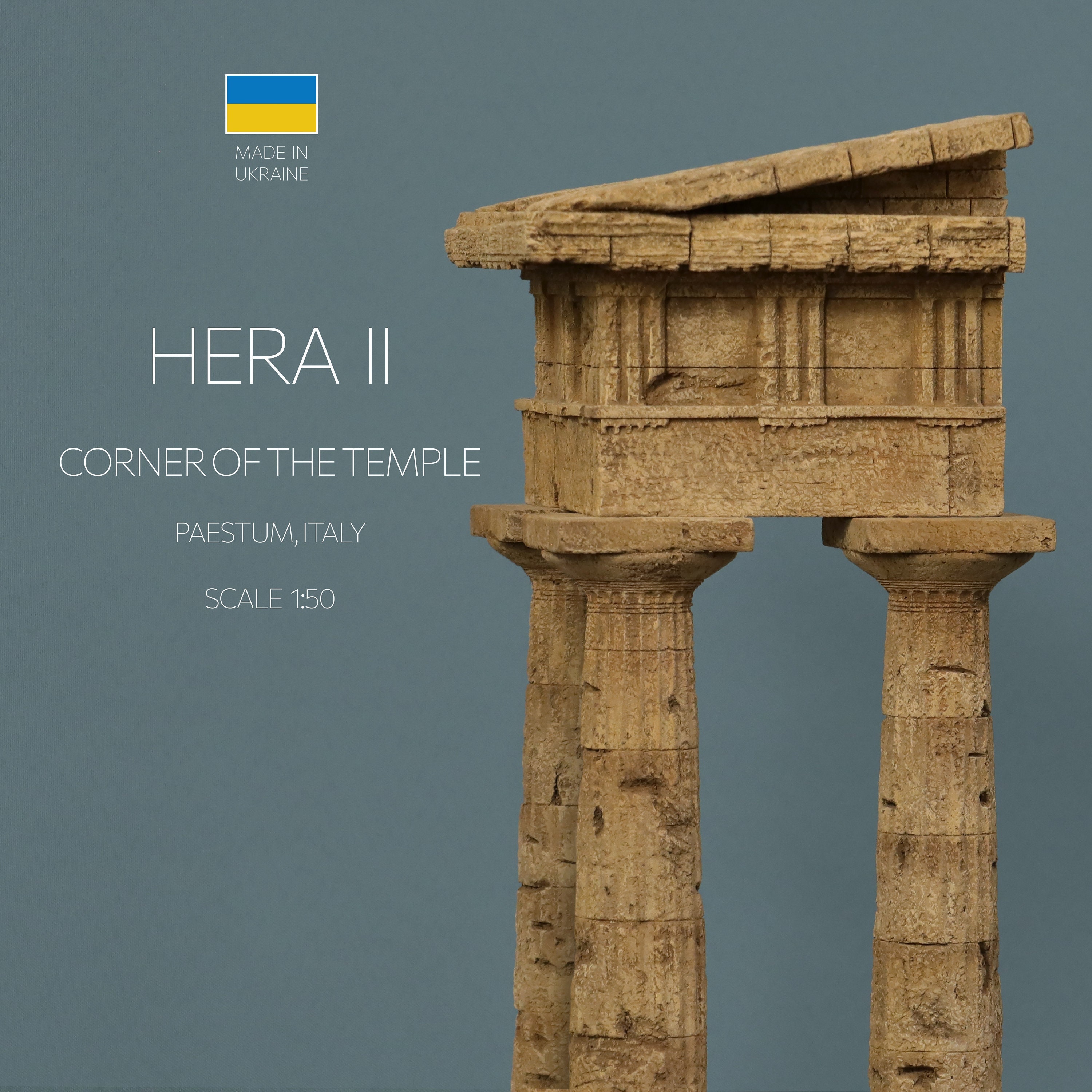Ancient Replica Second Temple of Hera in Paestum, Italy Handmade Home  Library Decor Cork Miniature Ancient Architecture Doric Column - Etsy
