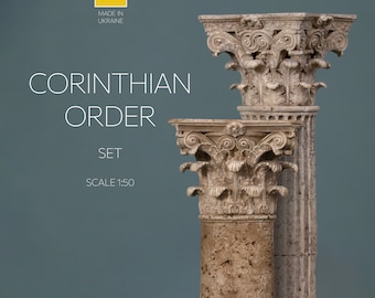 Roman architecture museum replica, Handmade home office decor, Ancient Rome sculpture, History teacher gift, Gift for collectors