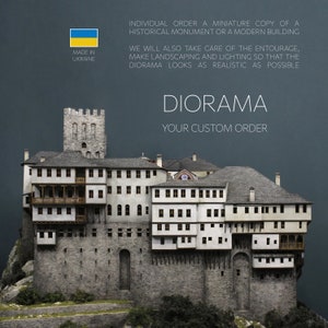 Diorama miniatures •  Museum replica • Architecture models •  Custom order form for architecture model diorama