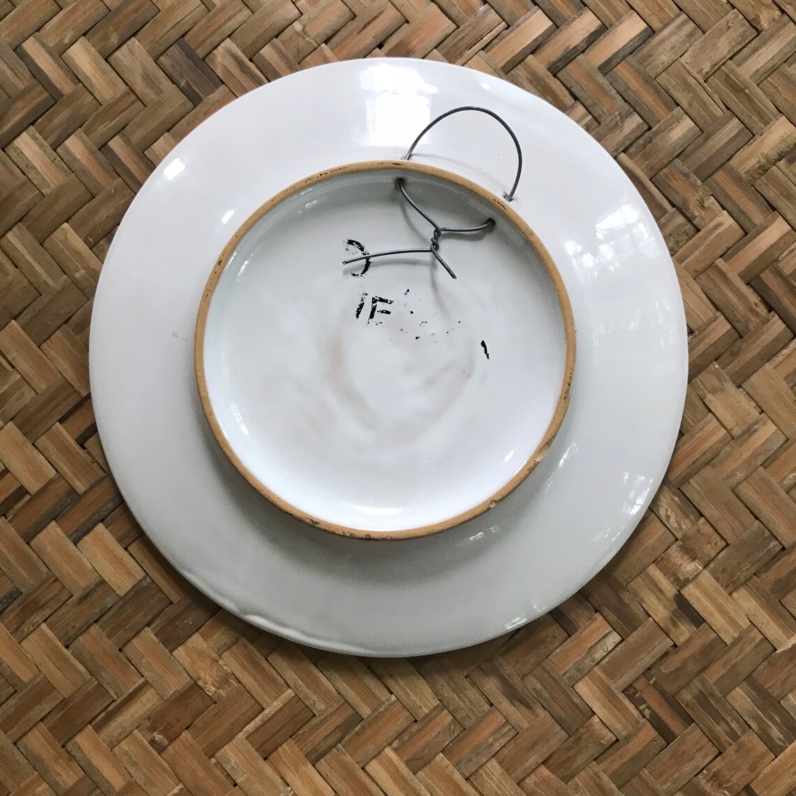 Italian Ceramic Wall hanging / Hand painted Wall Plate Tuscany Etsy